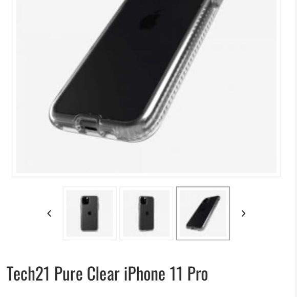 iPhone 11 Pro Tech21 Pure Clear Case - Picture 4 of 9